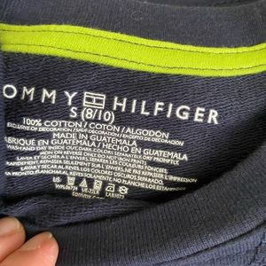 Tommy Hilfiger Navy/Green Pull Over YSm